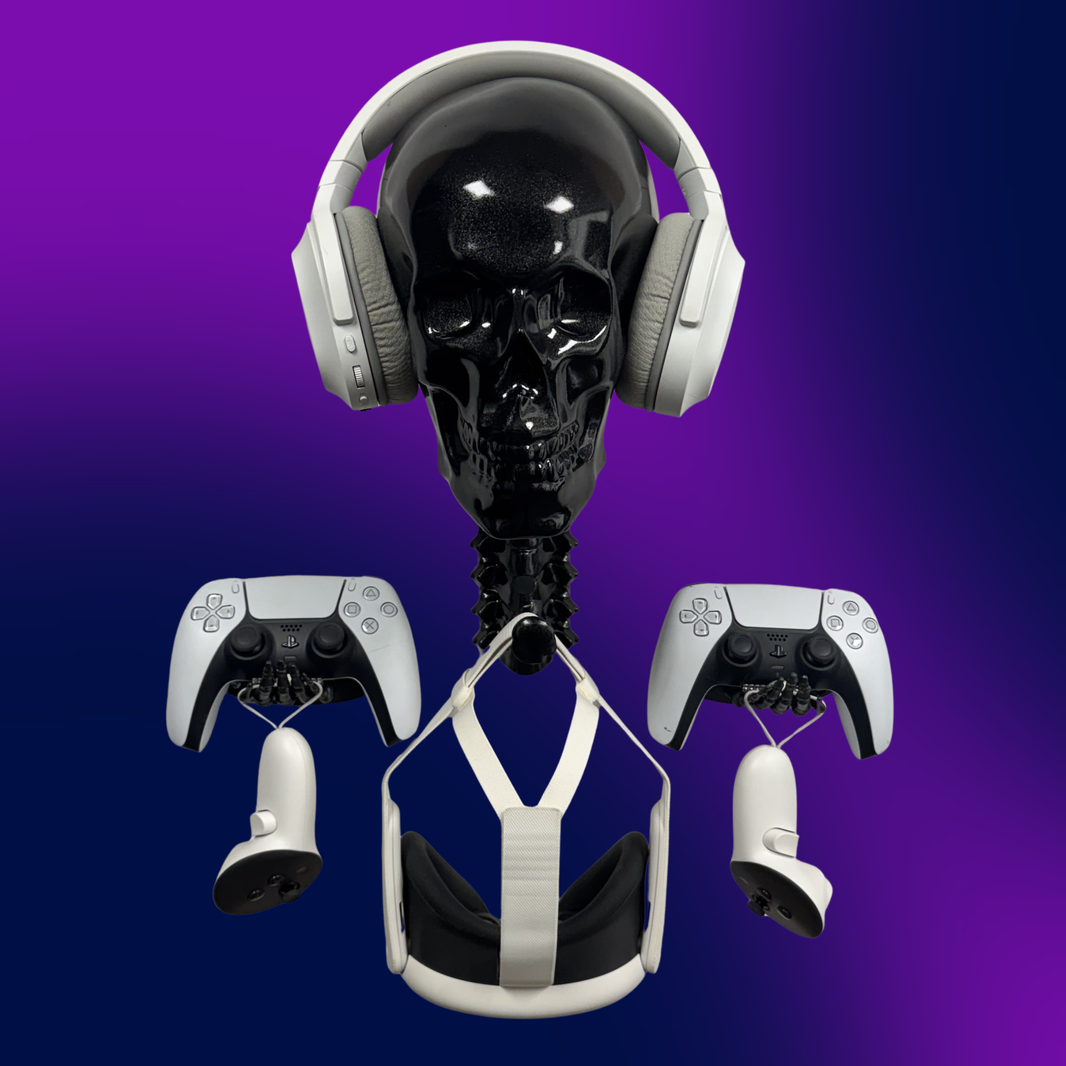 Metallic Skull Rack