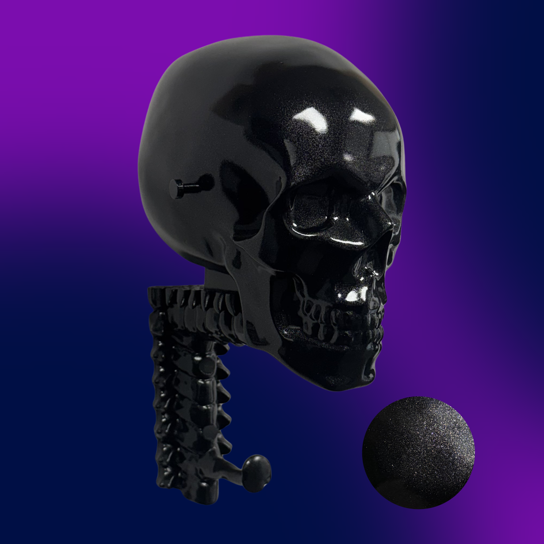 Metallic Skull Rack