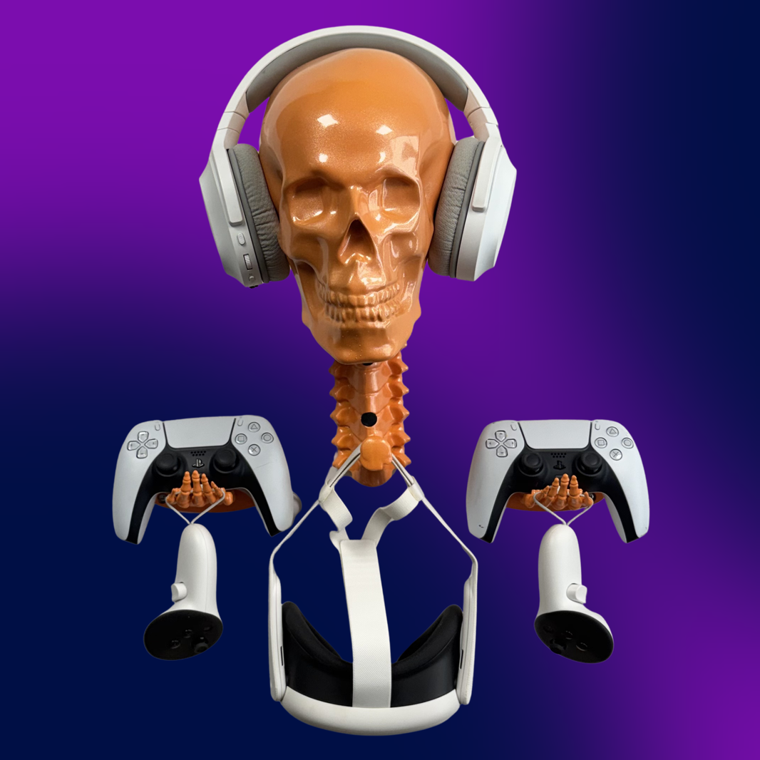 Metallic Skull Rack