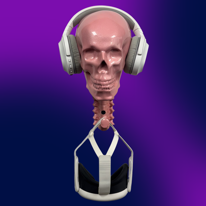 Metallic Skull Rack