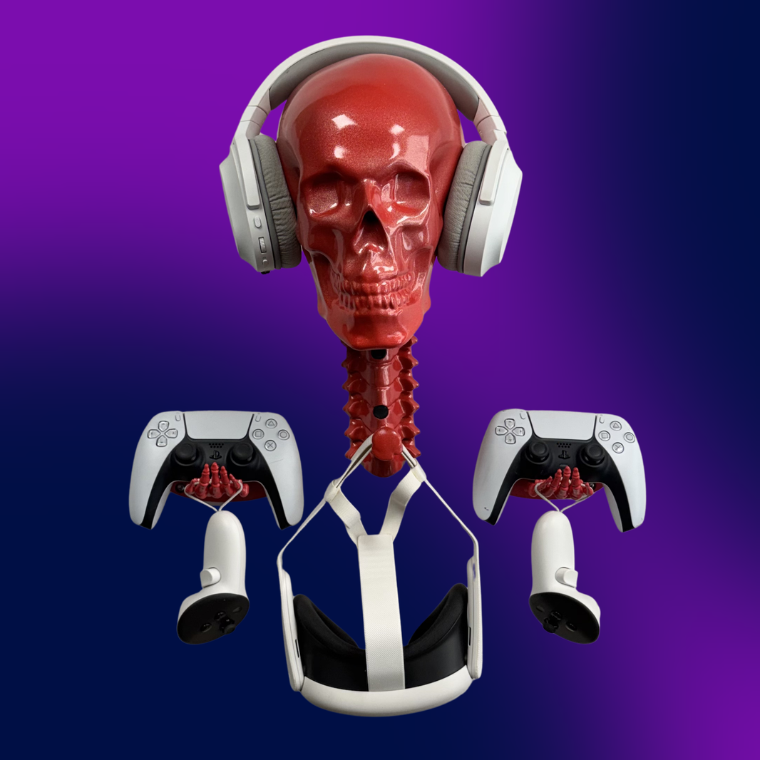 Metallic Skull Rack