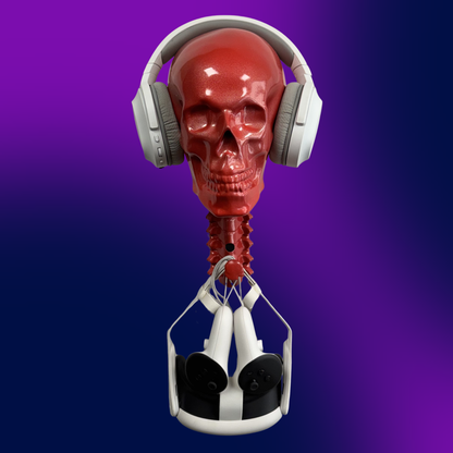 Metallic Skull Rack