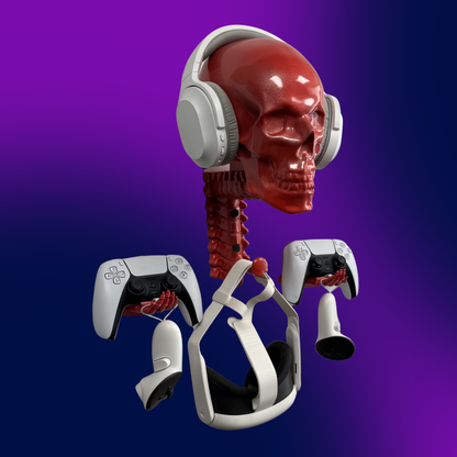 Metallic Skull Rack