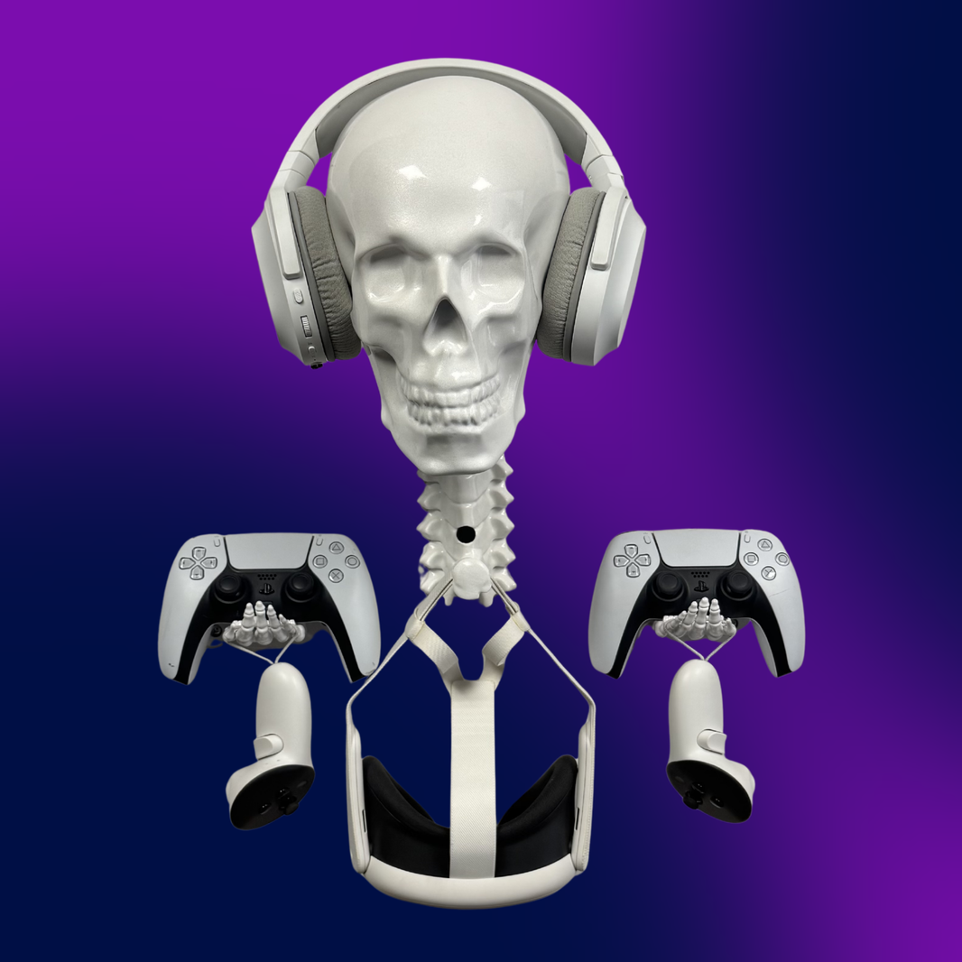 Metallic Skull Rack