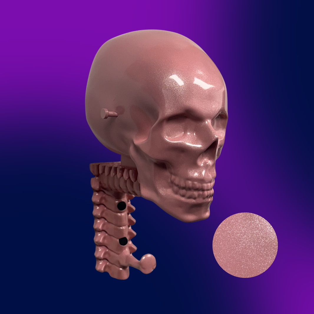 Metallic Skull Rack