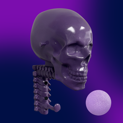 Metallic Skull Rack