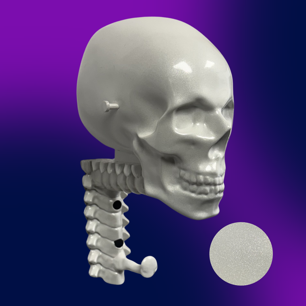 Metallic Skull Rack