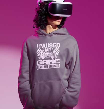 Paused My Game To Be Here Hoodie