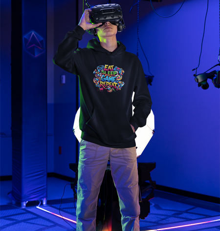 Eat Sleep Game Repeat Hoodie