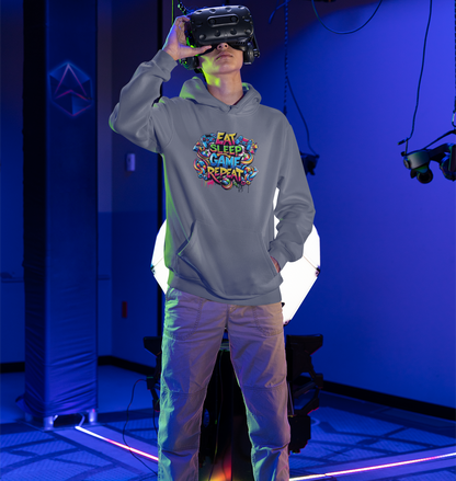 Eat Sleep Game Repeat Hoodie